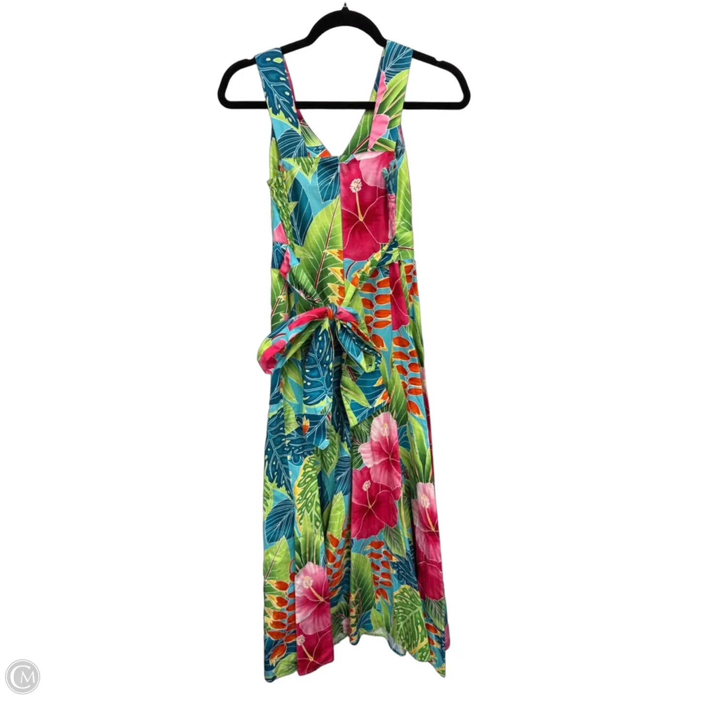 Dress Casual Midi By Clothes Mentor In Tropical Print, Size: M