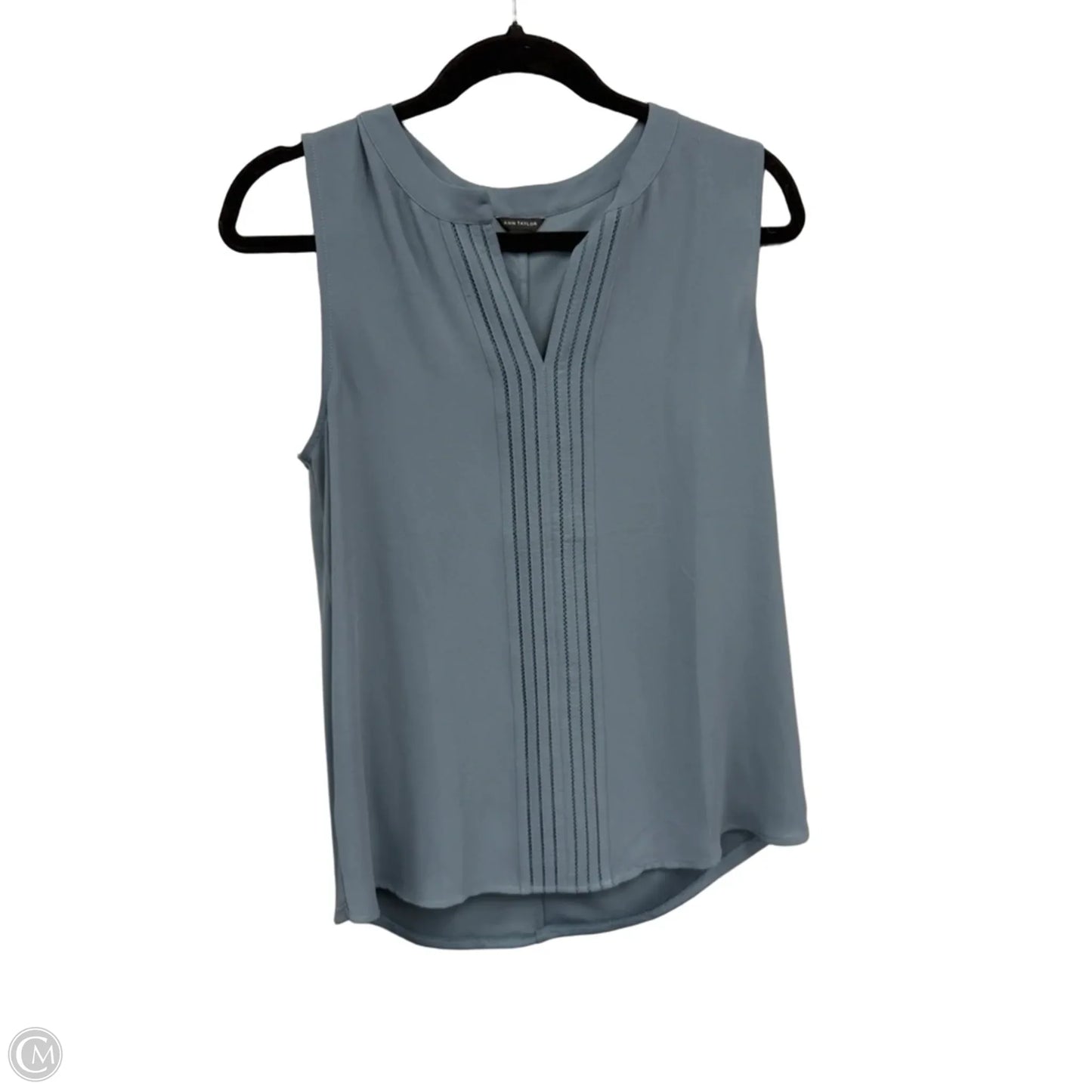 Top Sleeveless By Ann Taylor In Teal, Size: S