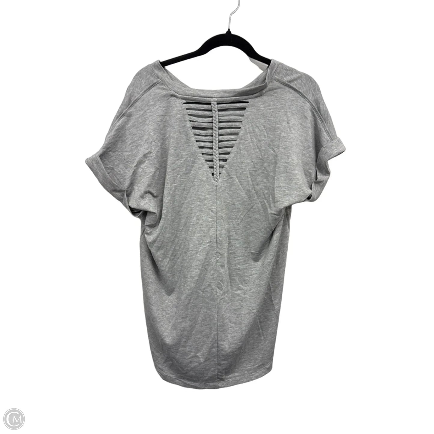 Top Short Sleeve By Cupio In Grey, Size: Xl