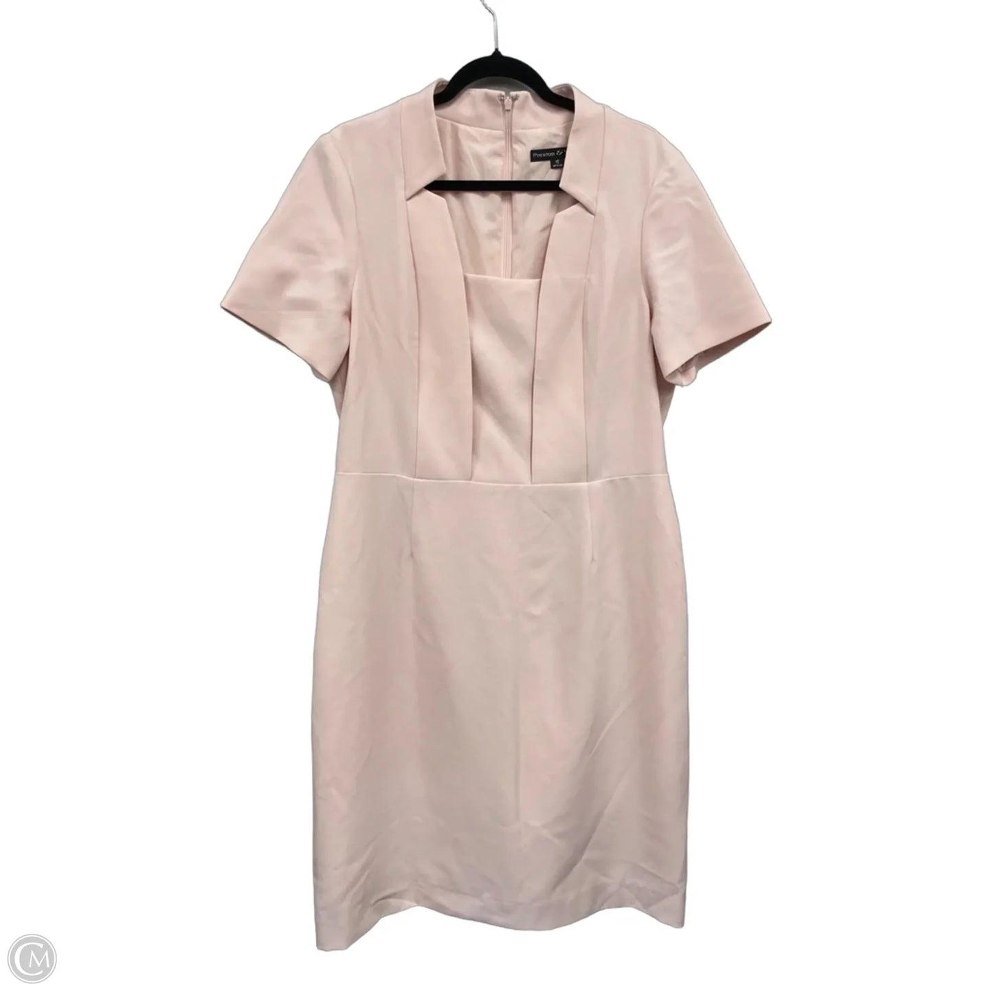 Dress Casual Midi By Clothes Mentor In Peach, Size: 16