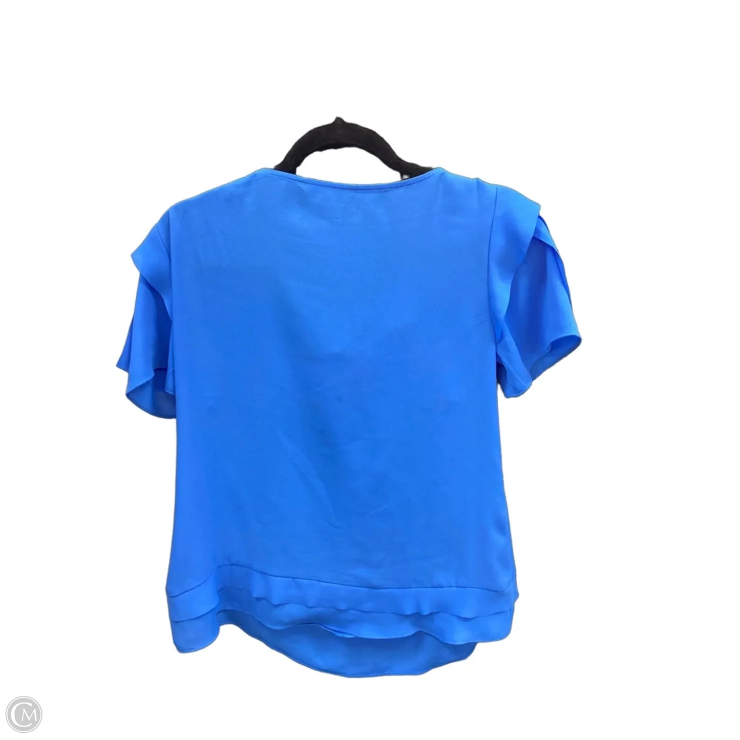 Top Short Sleeve By Banana Republic In Blue, Size: Xs