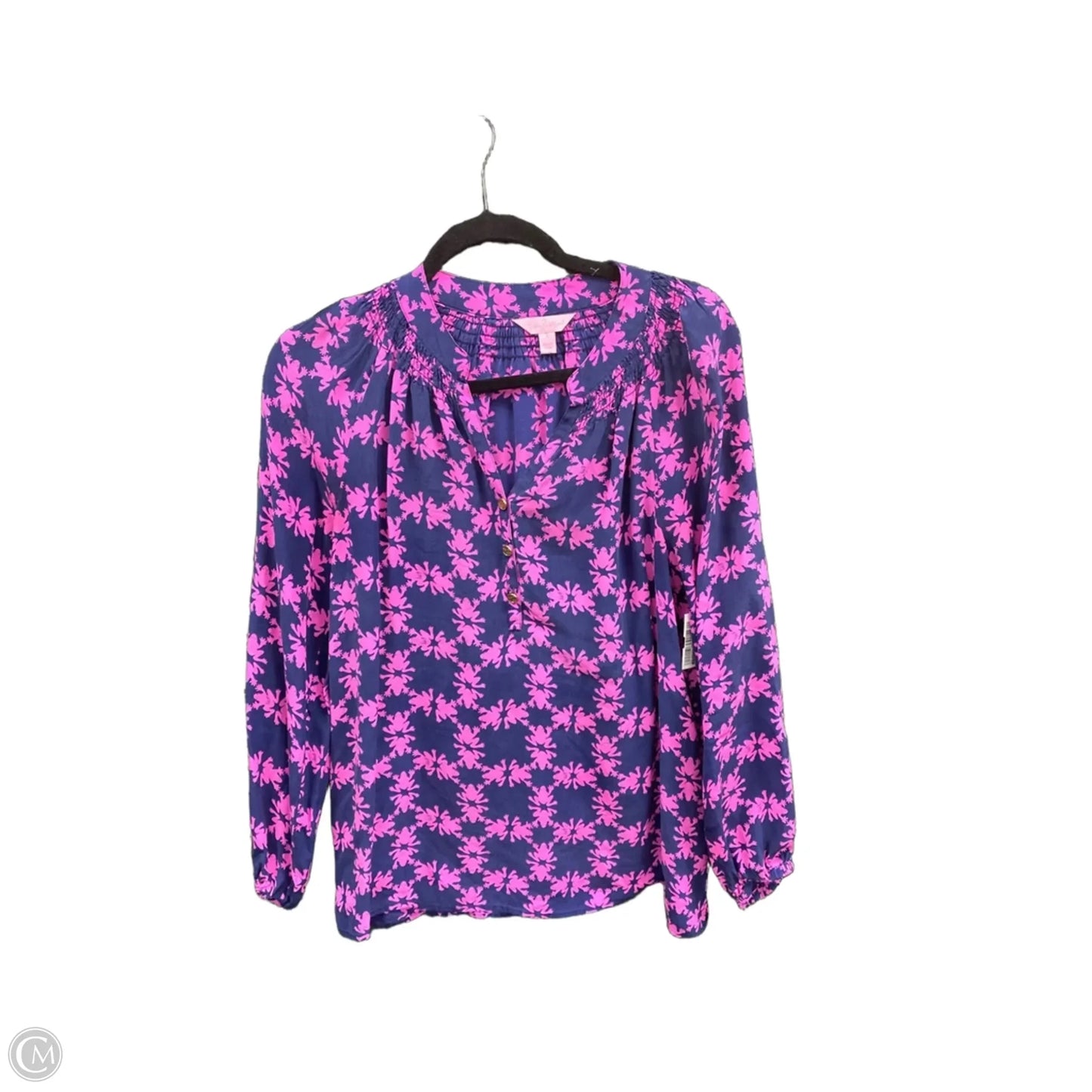 Blouse Designer By Lilly Pulitzer In Animal Print, Size: S