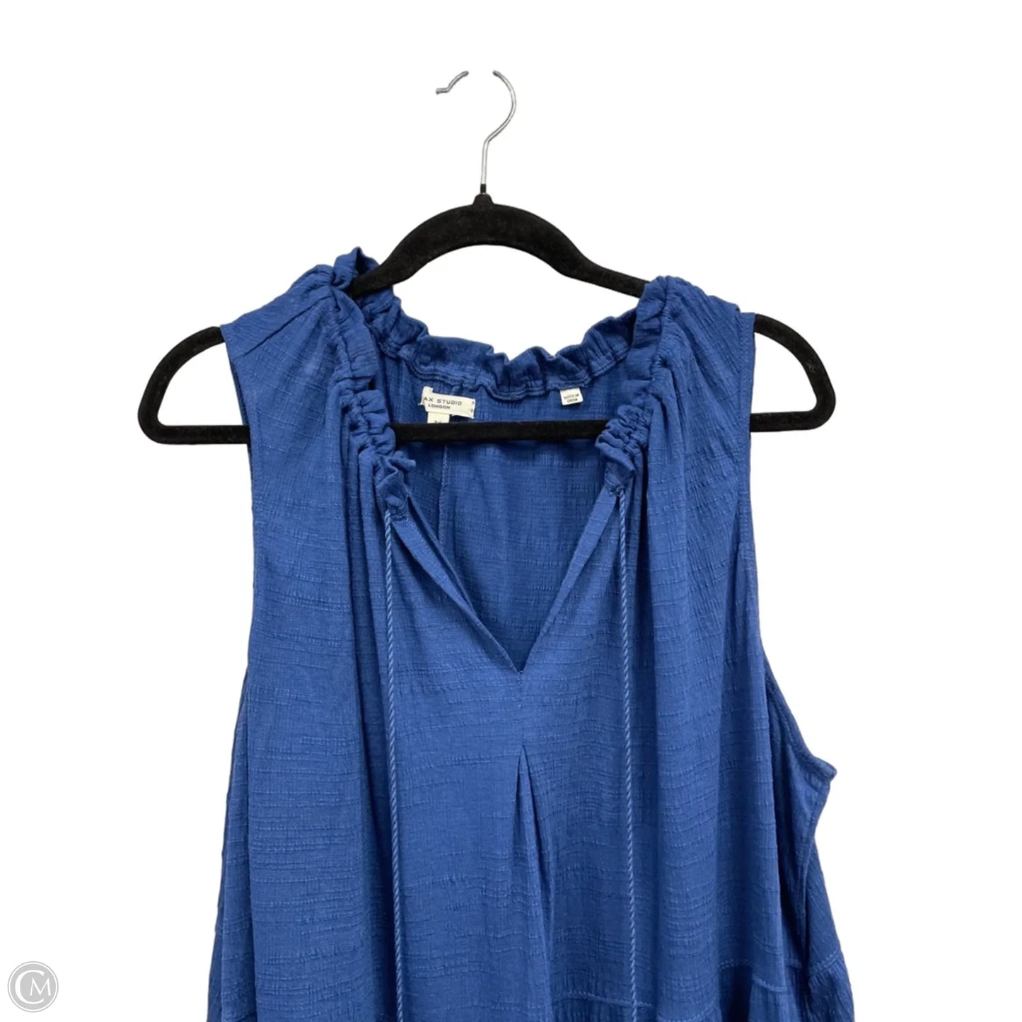 Dress Casual Maxi By Max Studio In Blue, Size: 3x