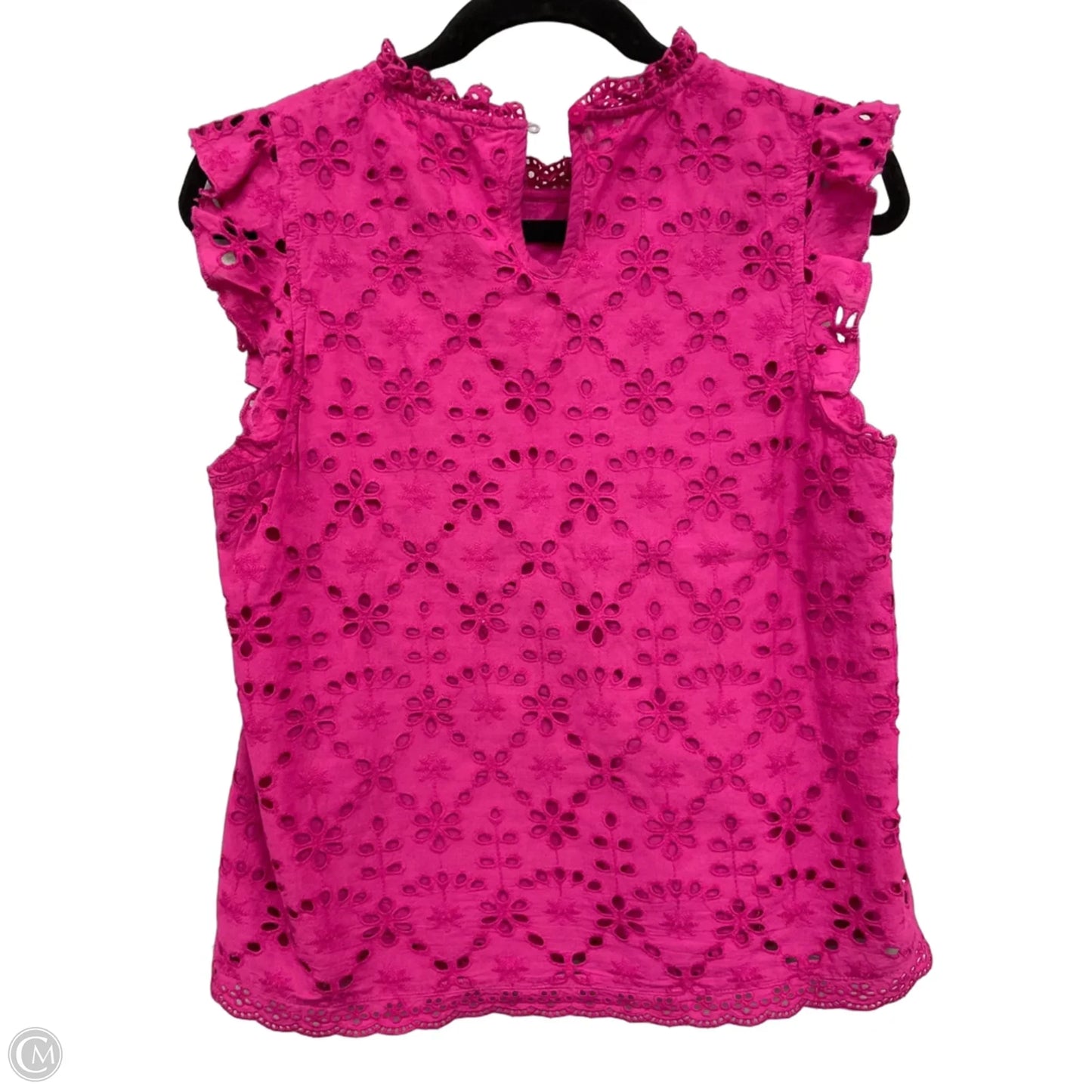 Top Short Sleeve By Clothes Mentor In Pink, Size: M