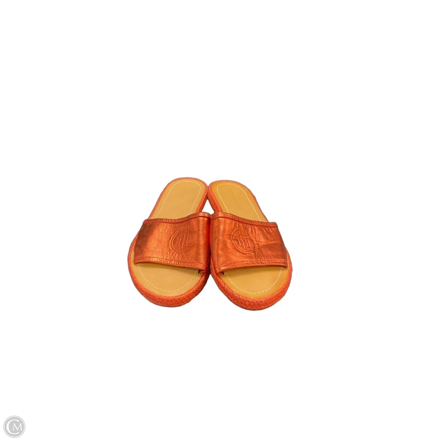 Sandals Flats By Tommy Hilfiger In Orange, Size: 6