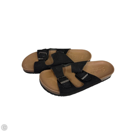 Sandals Flats By Skechers In Black, Size: 8