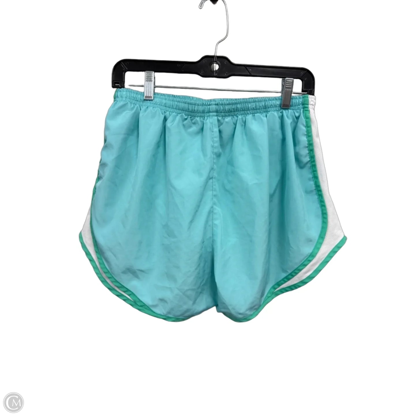 Athletic Shorts By Nike Apparel In Blue & Green, Size: L