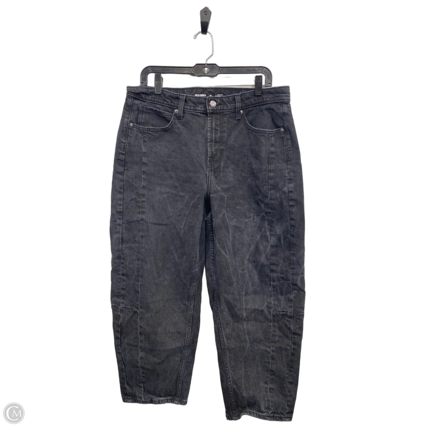Jeans Wide Leg By Old Navy In Black, Size: 14