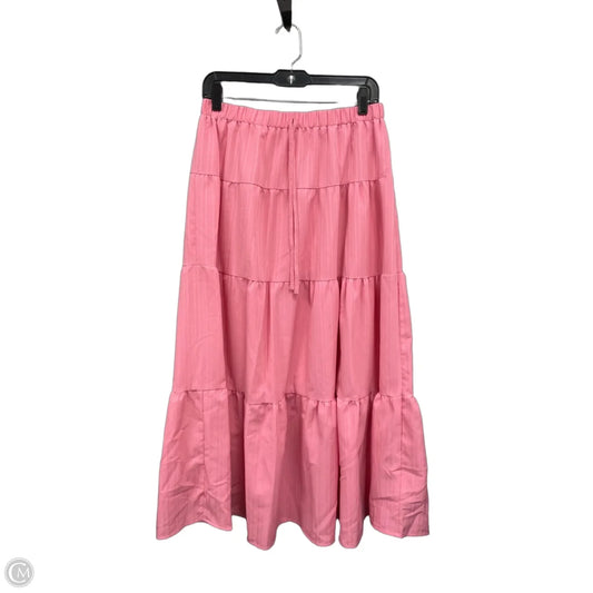 Skirt Maxi By Clothes Mentor In Pink, Size: L