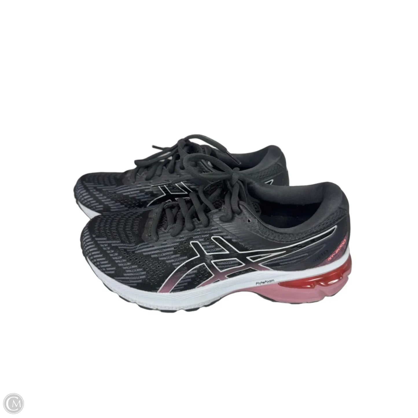 Shoes Athletic By Asics In Grey & Pink, Size: 7