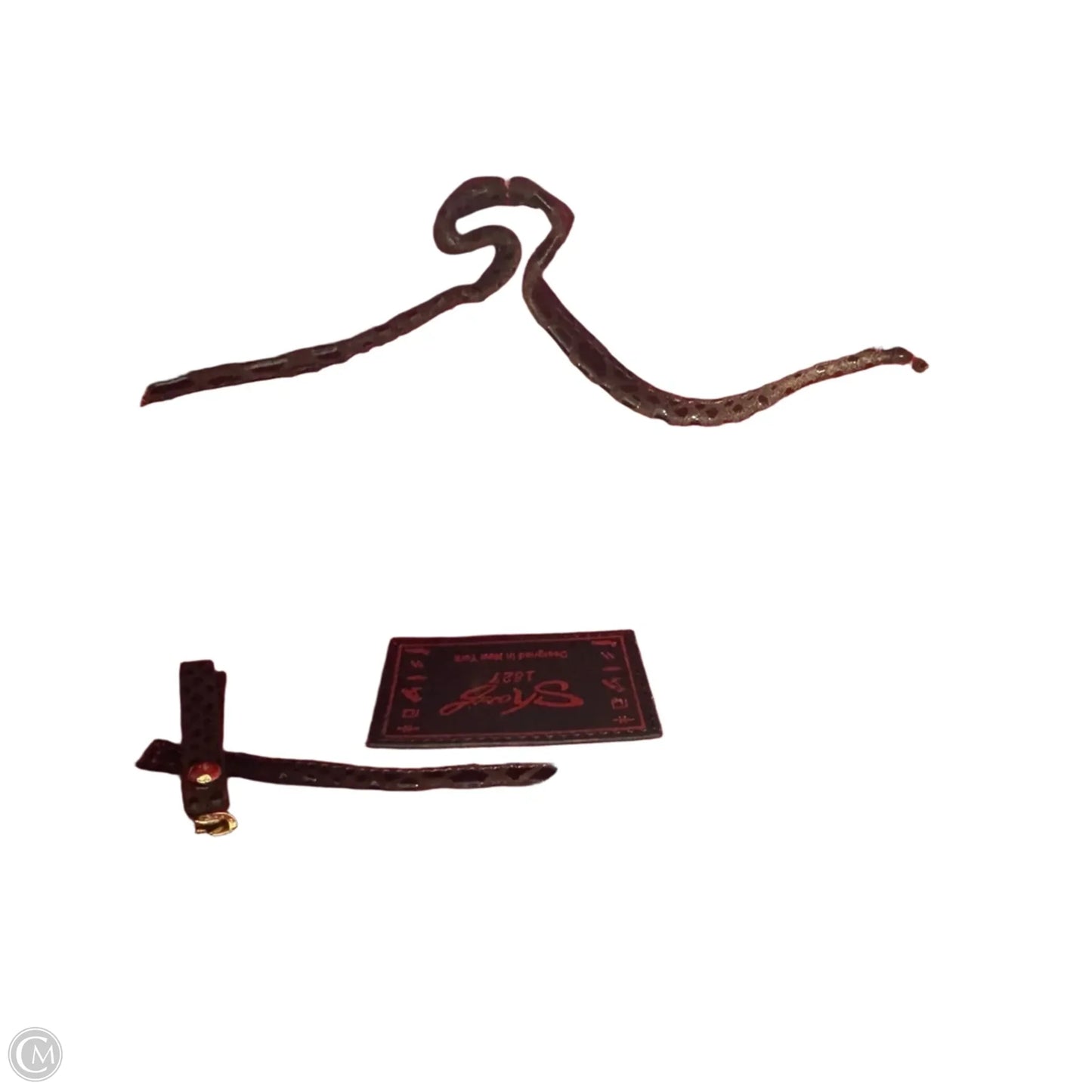 Handbag Leather By Sharif, Size: Medium
