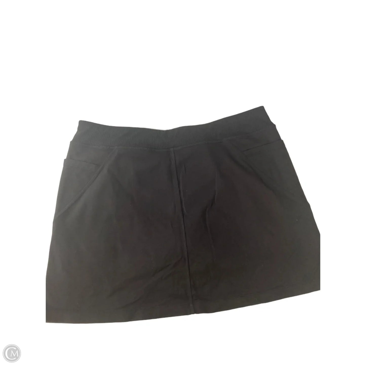 Athletic Skort By Athleta In Black, Size: 1x