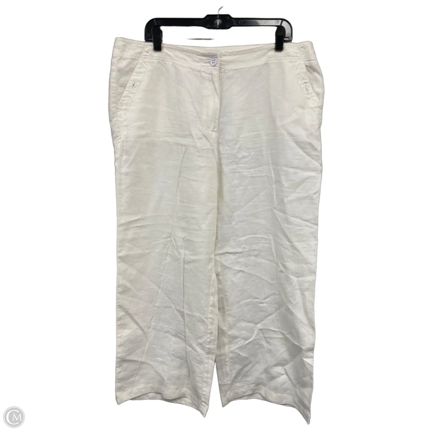 Pants Wide Leg By Chicos In Cream, Size: Lp