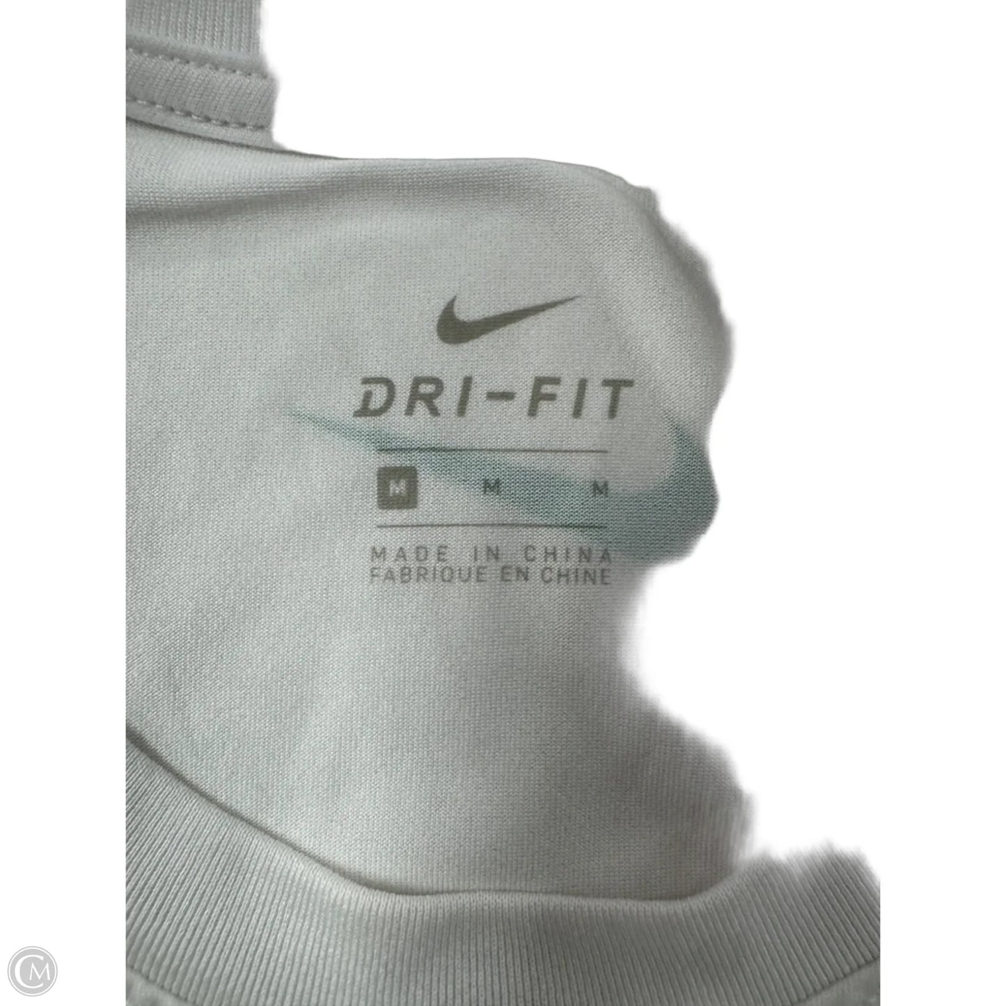 Athletic Tank Top By Nike Apparel In White, Size: M