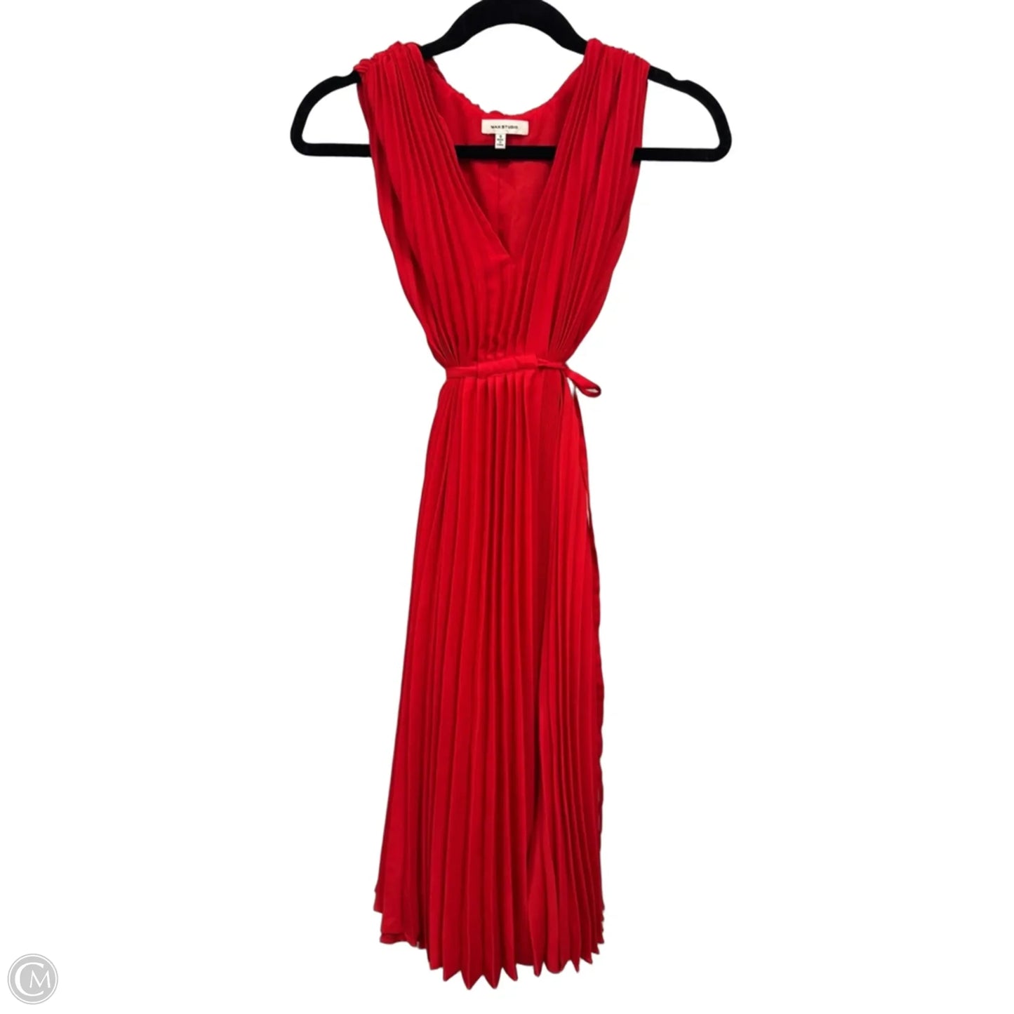 Dress Casual Midi By Max Studio In Red, Size: S