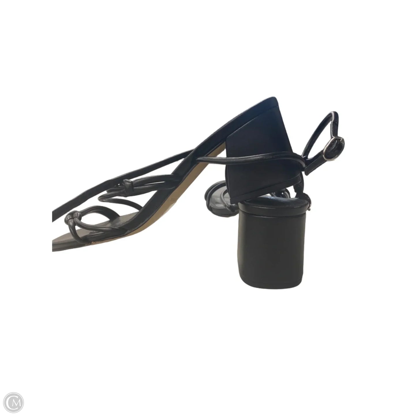 Sandals Heels Block By Marc Fisher In Black, Size: 8