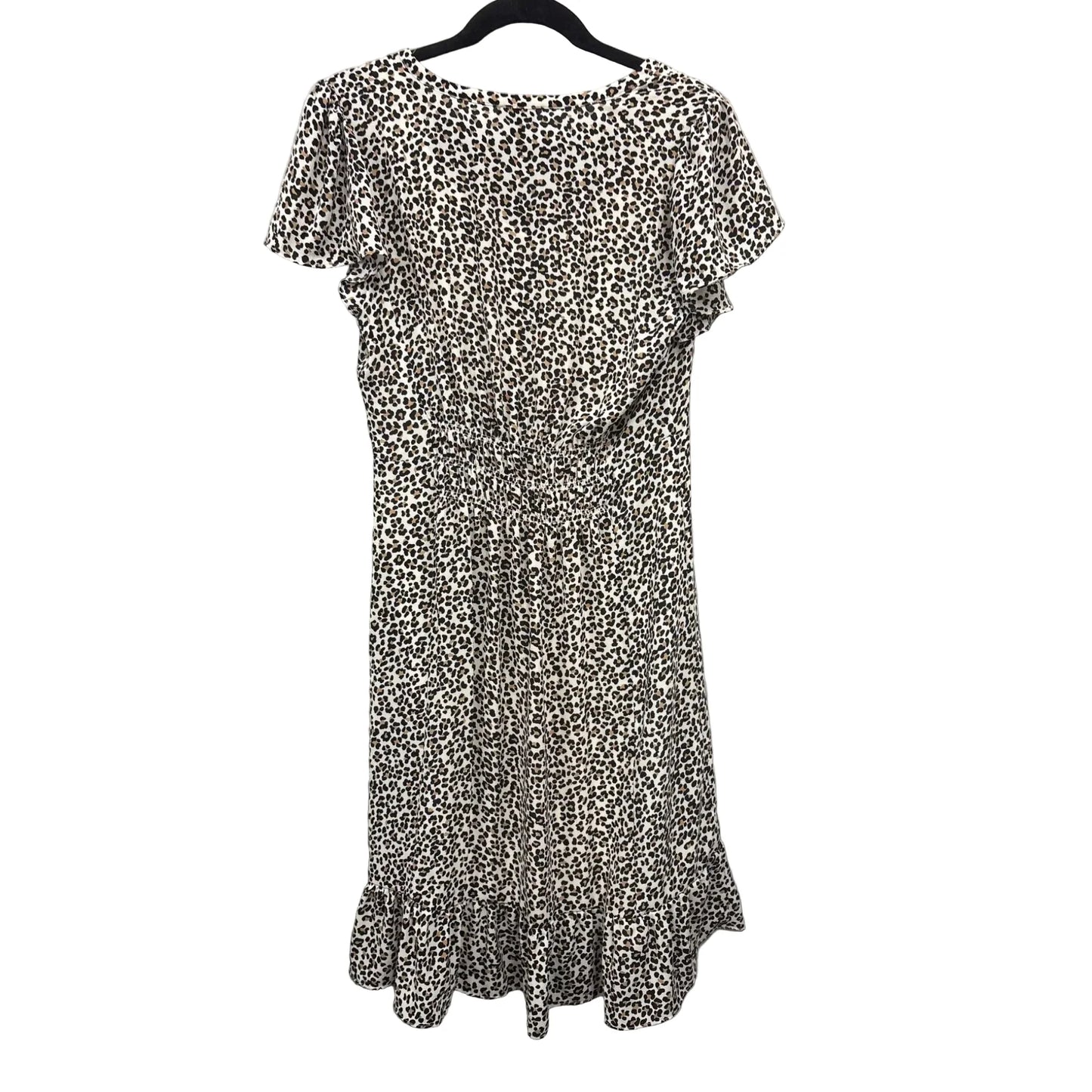 Dress Casual Midi By Talbots In Animal Print, Size: 8