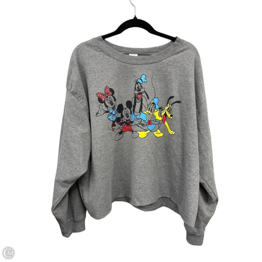 Sweatshirt Crewneck By Disney In Animal Print, Size: 3x