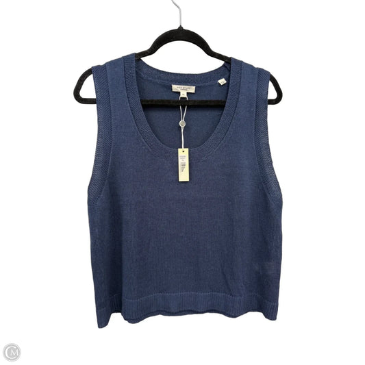 Top Sleeveless By Max Studio In Navy, Size: Xl