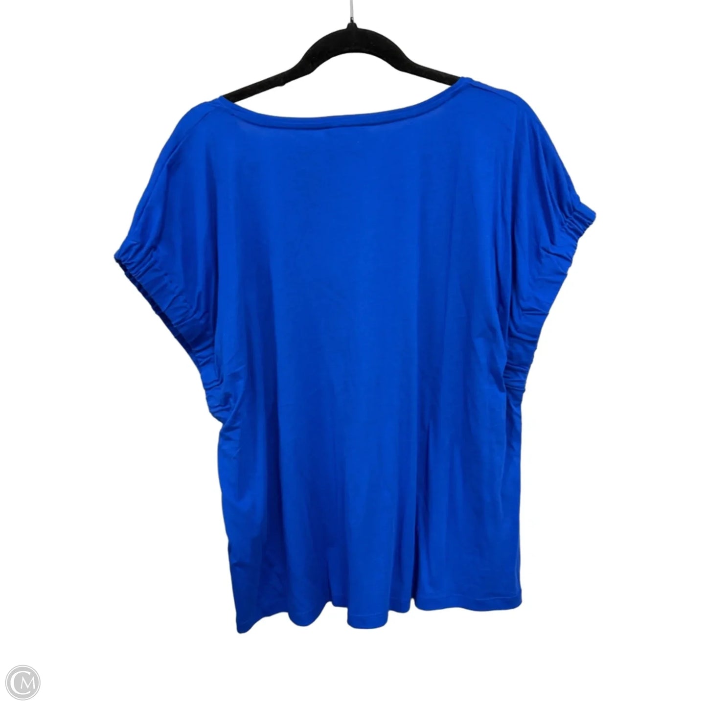 Top Short Sleeve Basic By Dkny In Blue, Size: Xl