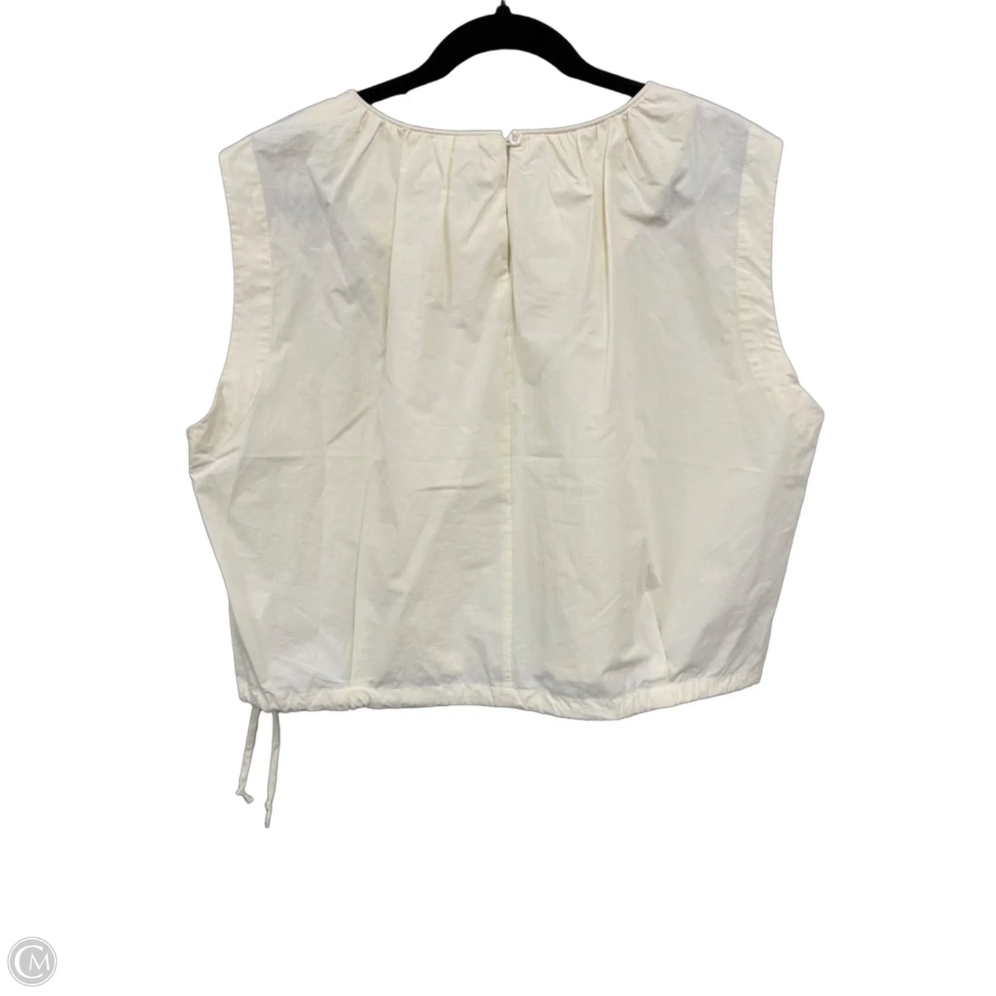 Top Sleeveless By By Together In Cream, Size: L