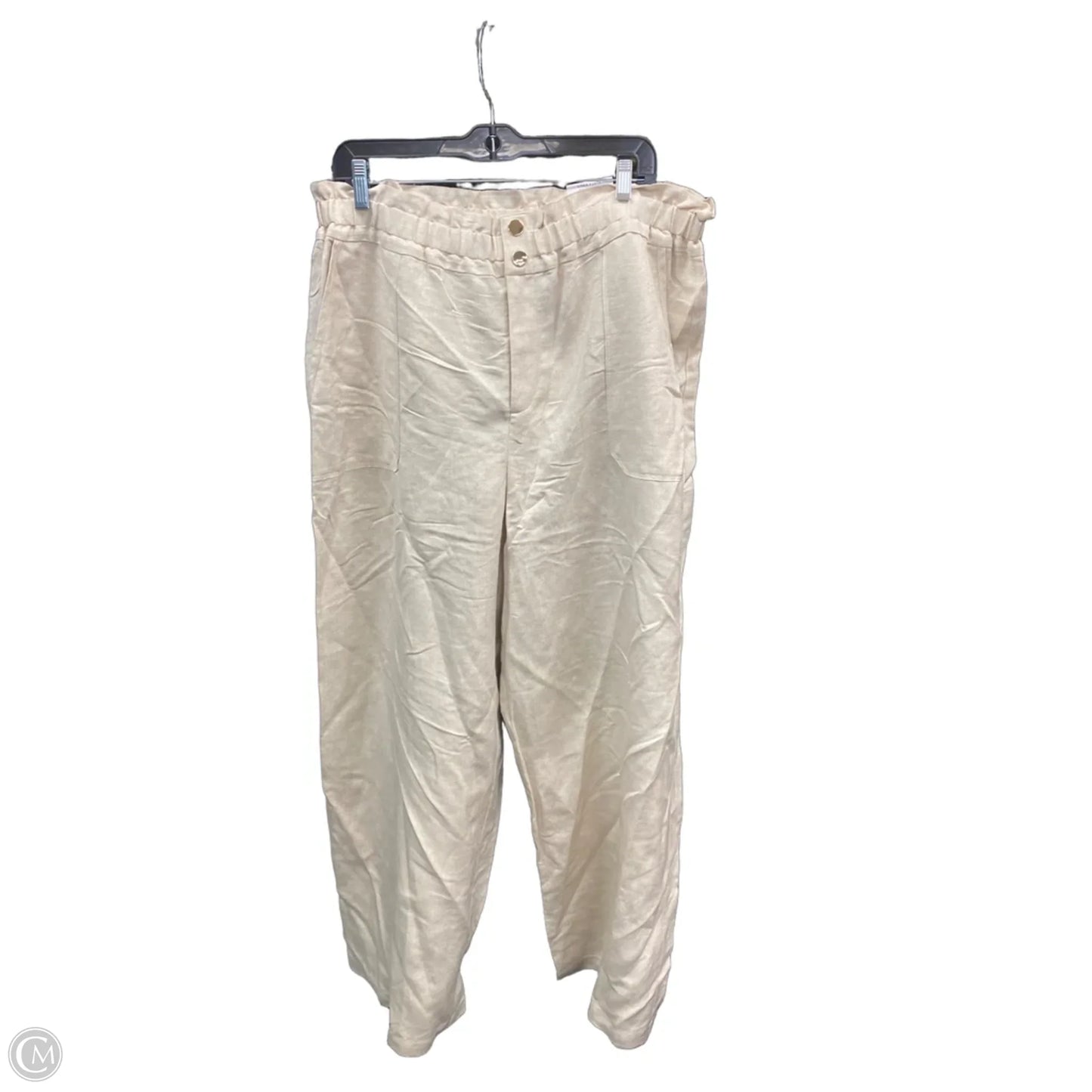 Pants Wide Leg By Inc In Cream, Size: Xl