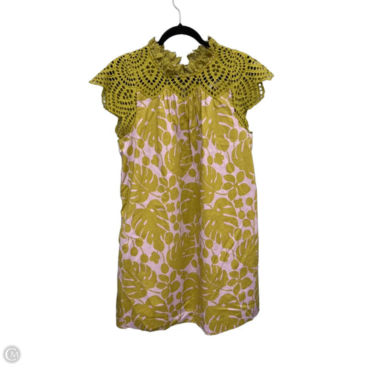 Dress Casual Short By Thml In Gold & Purple, Size: M