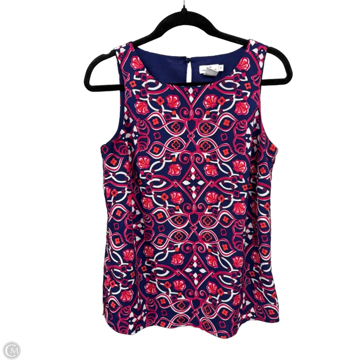 Top Sleeveless By Vineyard Vines In Blue & Pink, Size: 6