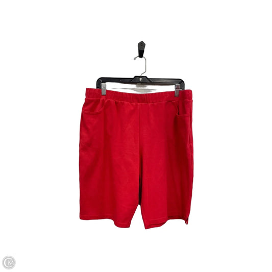 Shorts By Quaker Factory In Red, Size: L