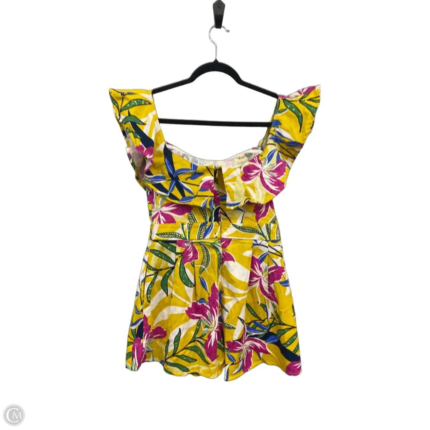 Romper By Flying Tomato In Gold & Pink, Size: L