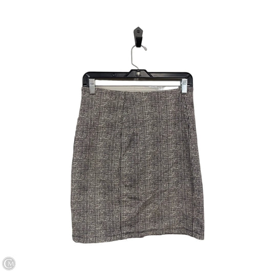 Skirt Mini & Short By Liverpool In Black & Cream, Size: 6p
