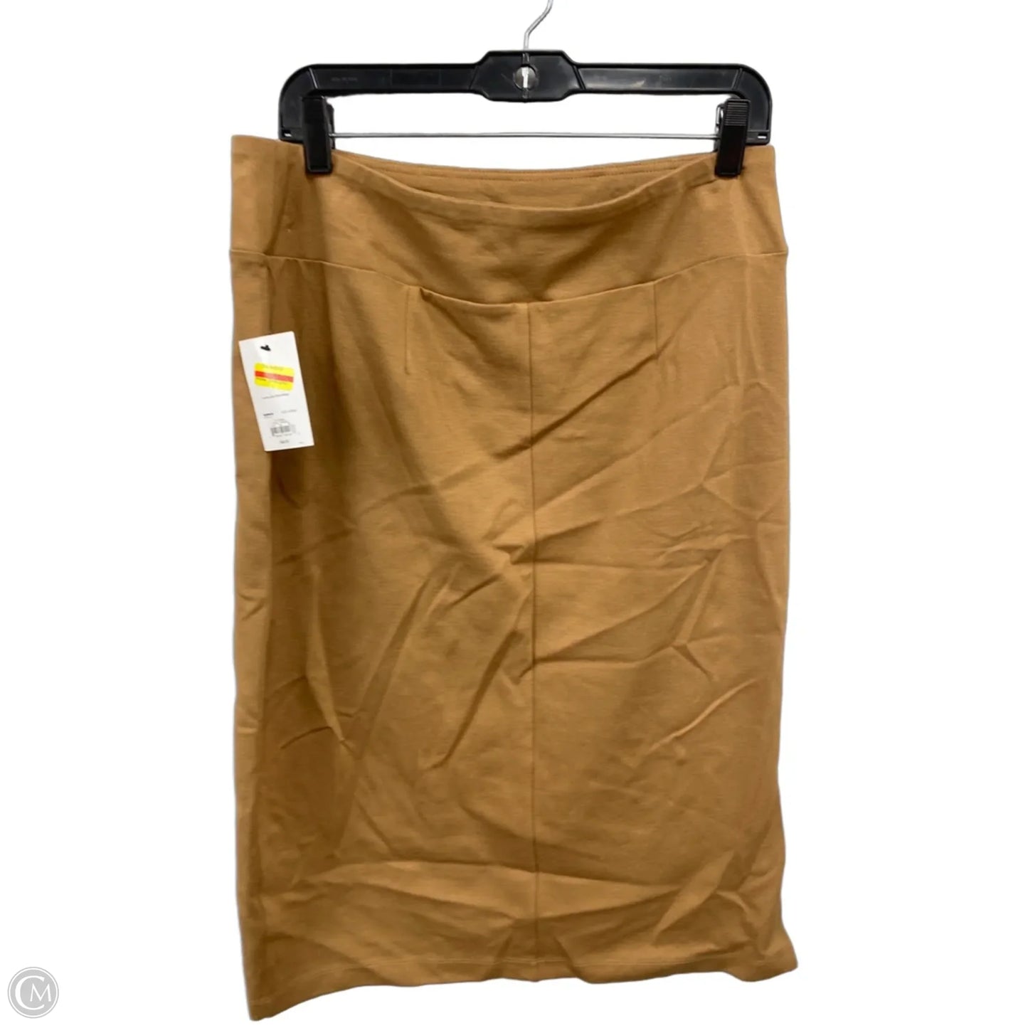 Skirt Midi By Nine West In Tan, Size: L