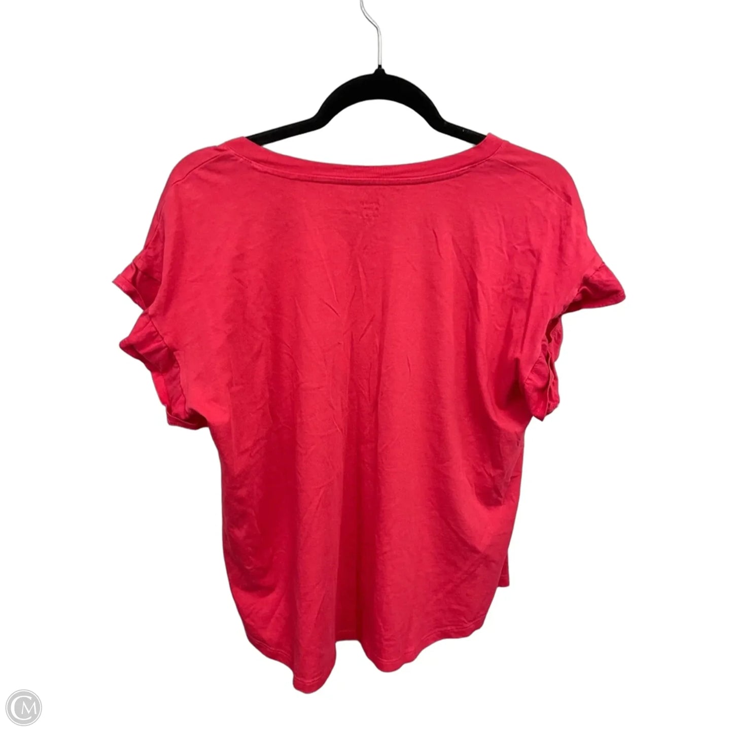 Top Short Sleeve By Crown And Ivy In Coral, Size: L