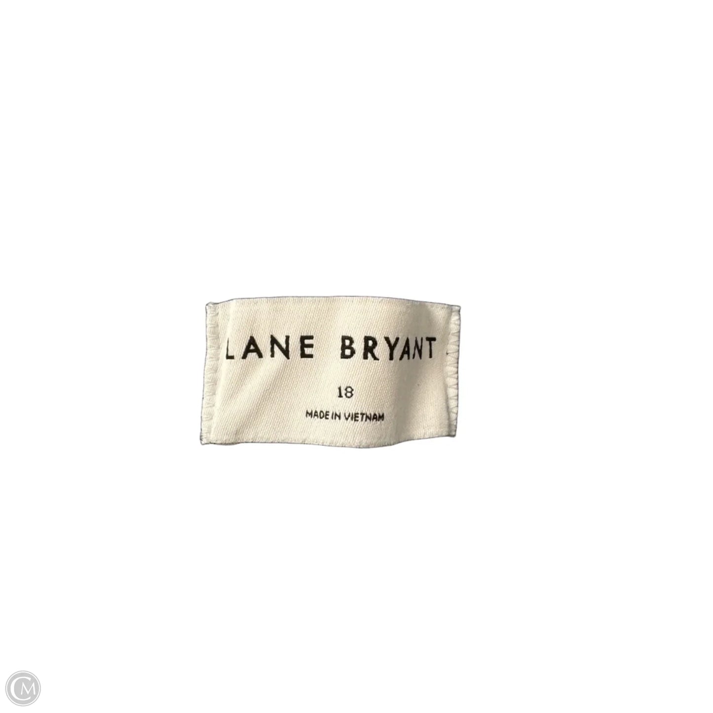 Jeans Boyfriend By Lane Bryant In Blue & Silver, Size: 18