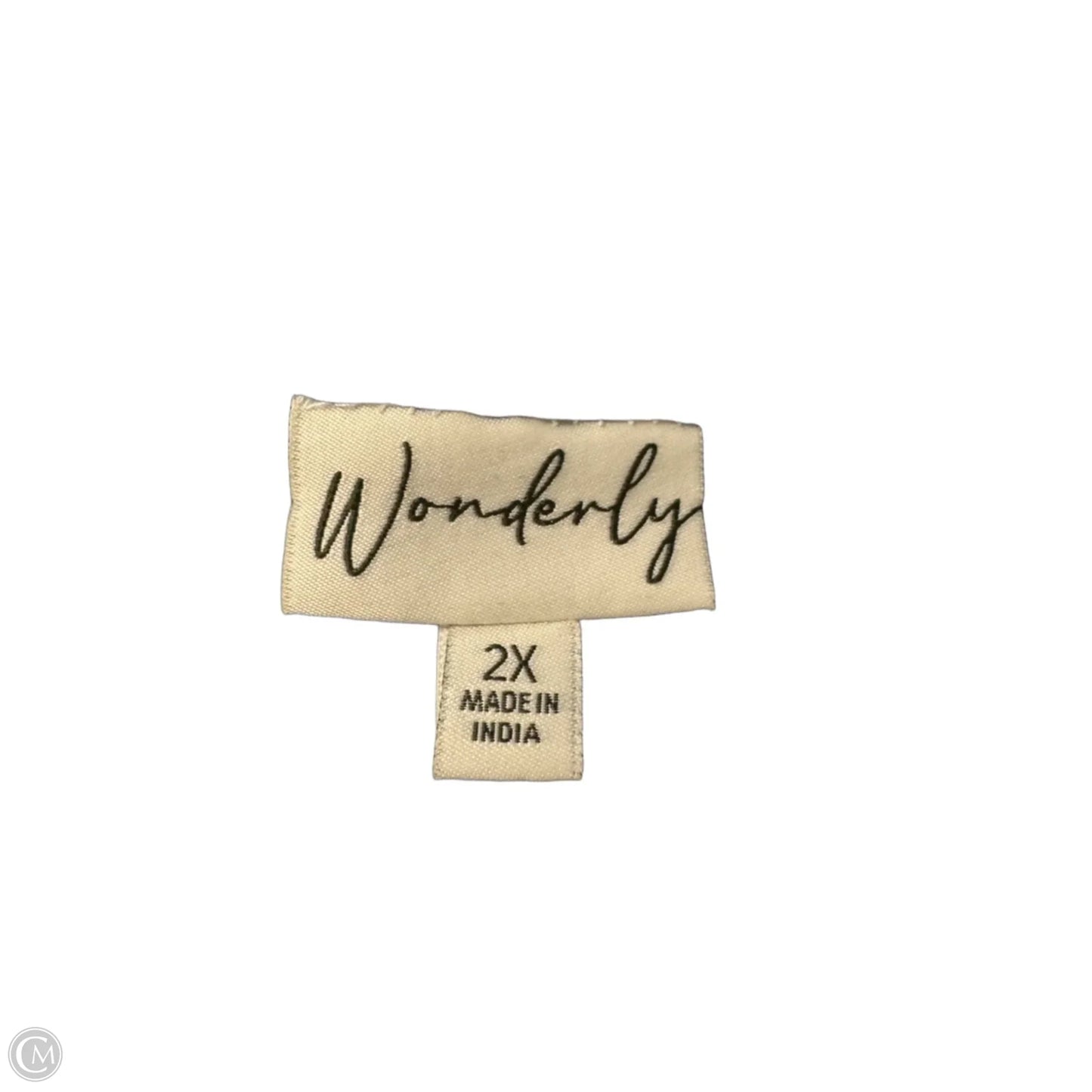 Dress Casual Midi By Wonderly In Blue & White, Size: 2x