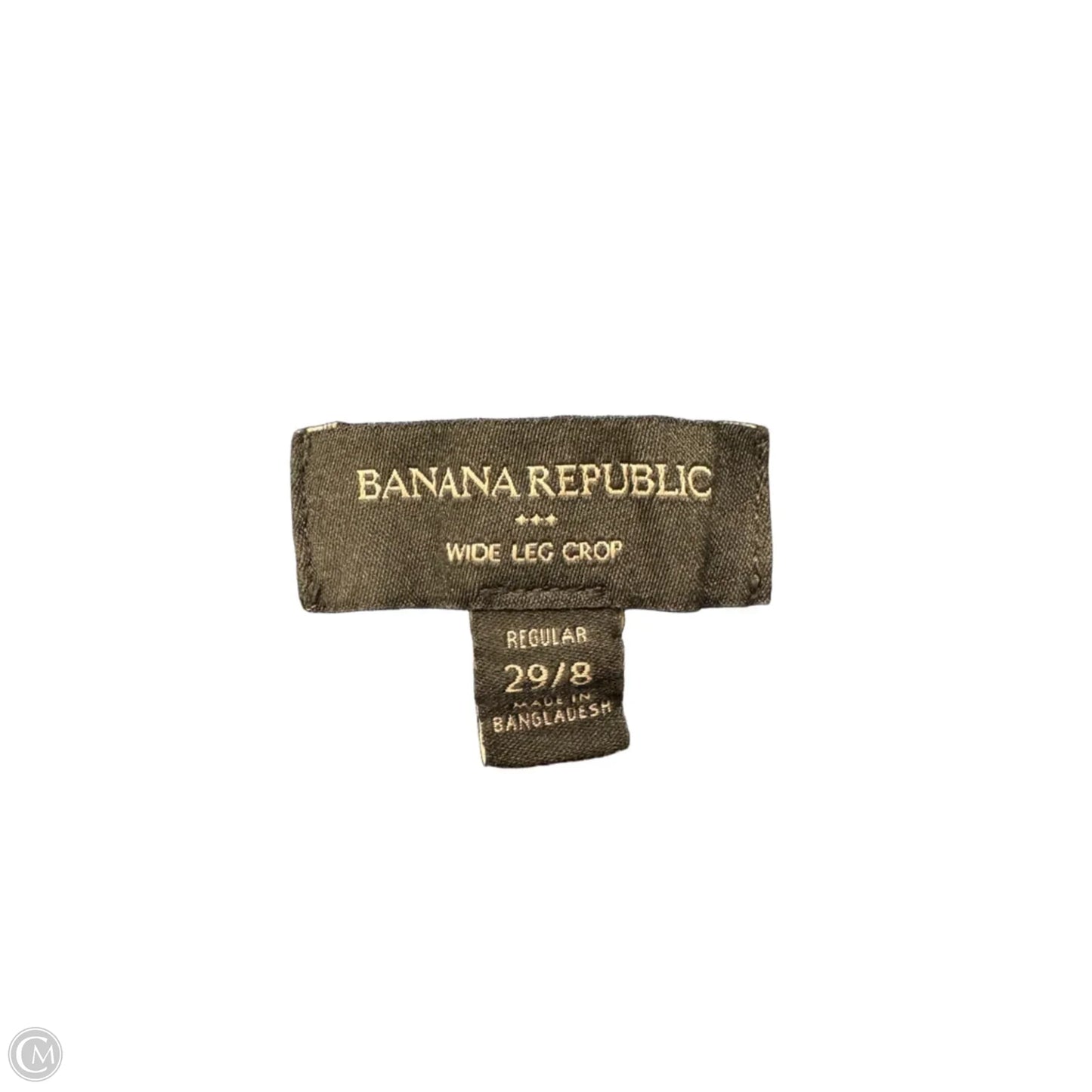 Jeans Wide Leg By Banana Republic In Blue, Size: 8
