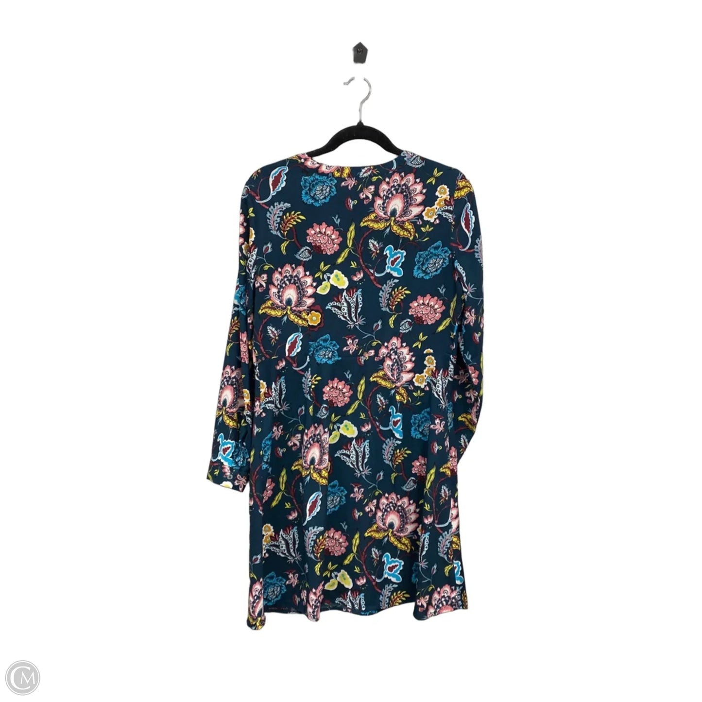 Dress Casual Short By Loft In Blue & Pink, Size: 10p