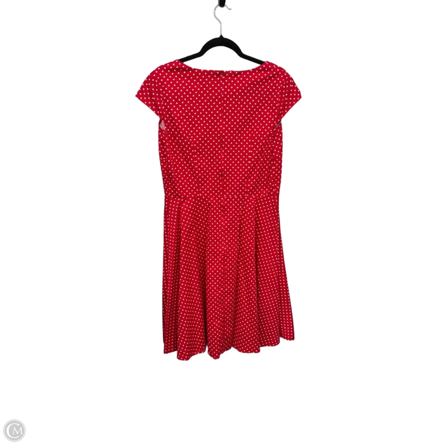 Dress Casual Short By Clothes Mentor In Red & White, Size: Xl