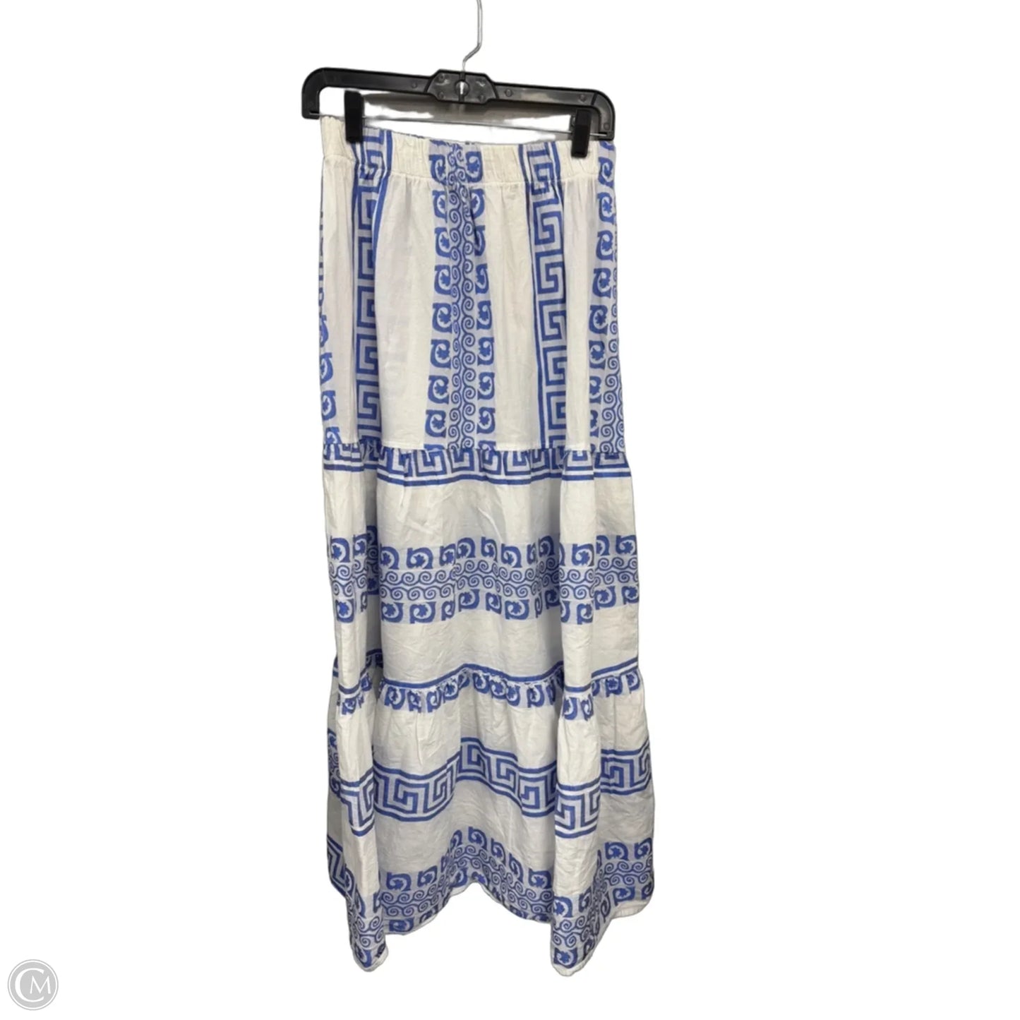 Skirt Set 2pc By Clothes Mentor In Blue & White, Size: S