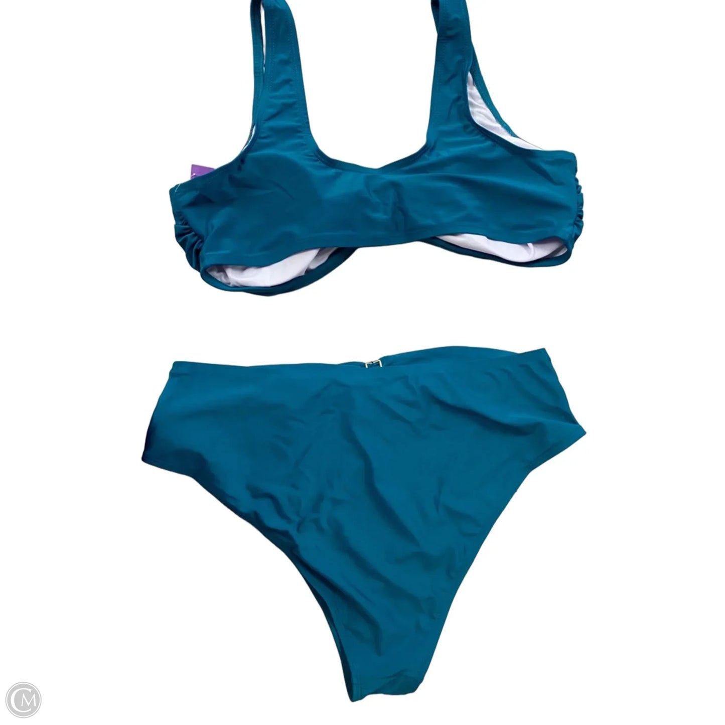 Swimsuit By Clothes Mentor In Teal, Size: 3x