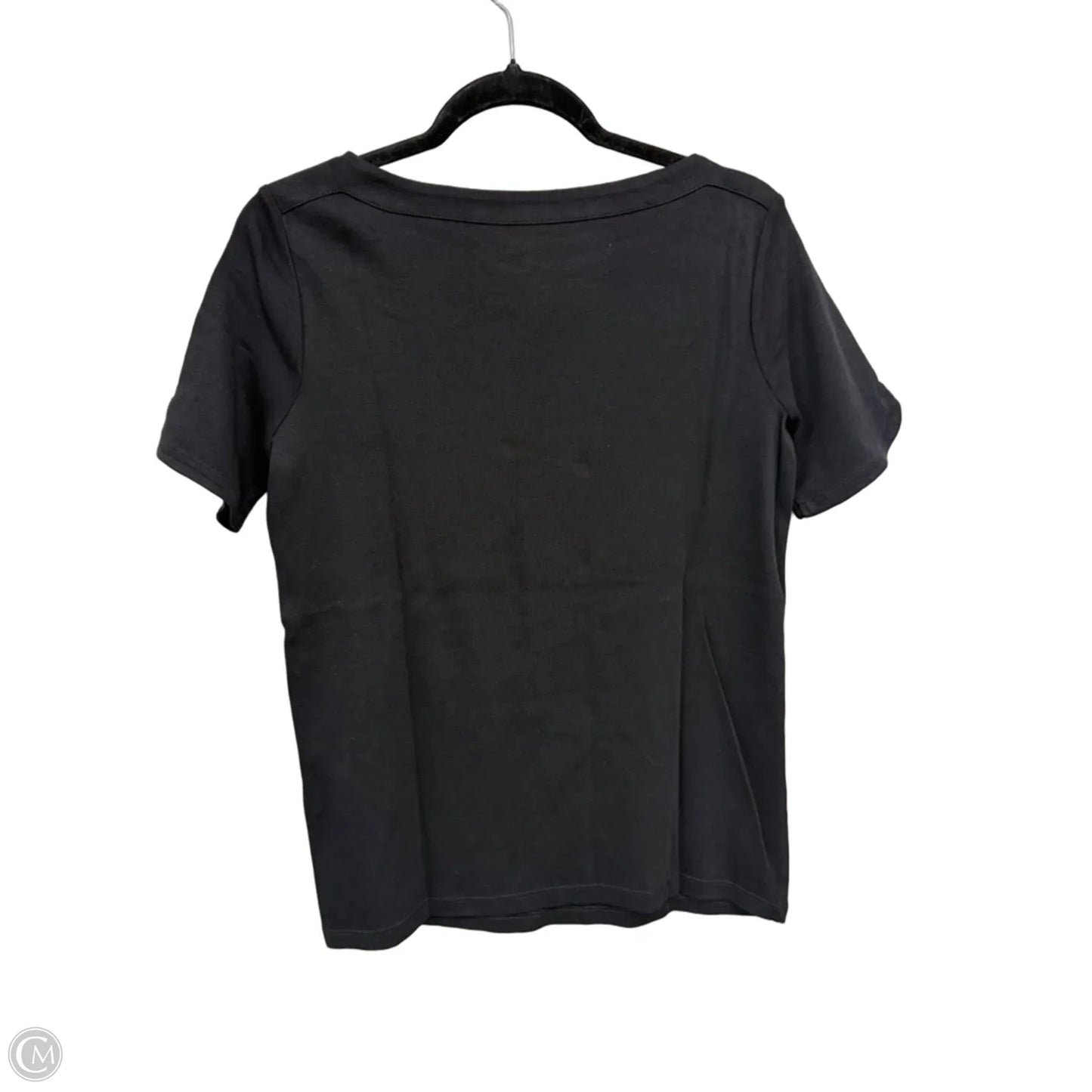 Top Short Sleeve Basic By Chicos In Black, Size: M
