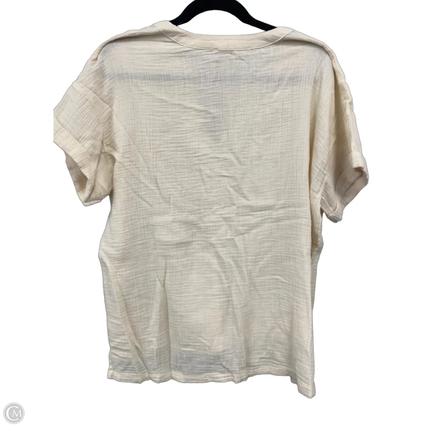 Top Short Sleeve By Wonderly In Floral Print, Size: Xl