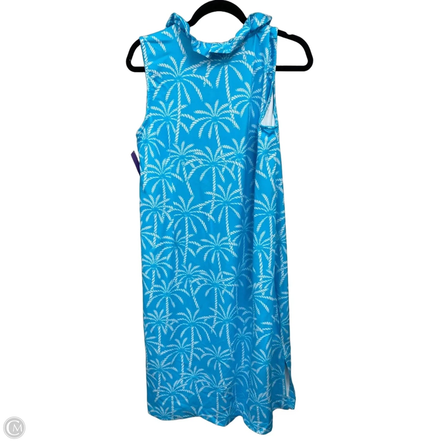 Dress Casual Midi By Lulu B In Blue & White, Size: Xl