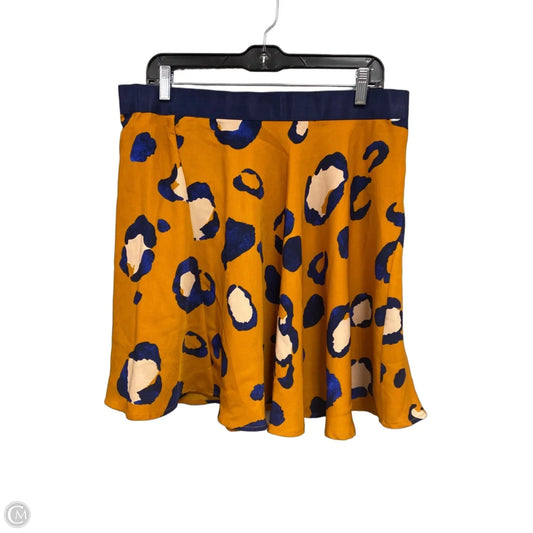Skirt Mini & Short By Target-designer In Blue & Gold, Size: 16