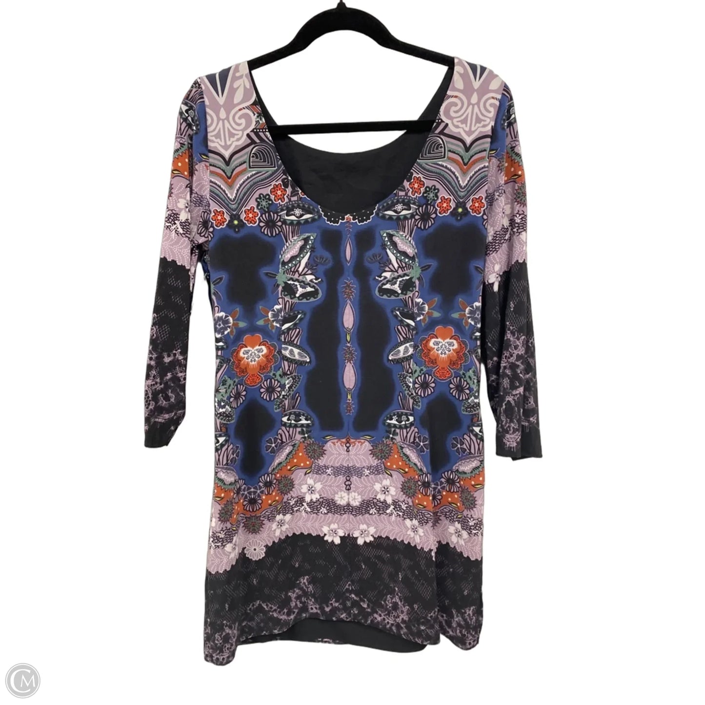 Dress Casual Short By Tibi In Black & Purple, Size: 10