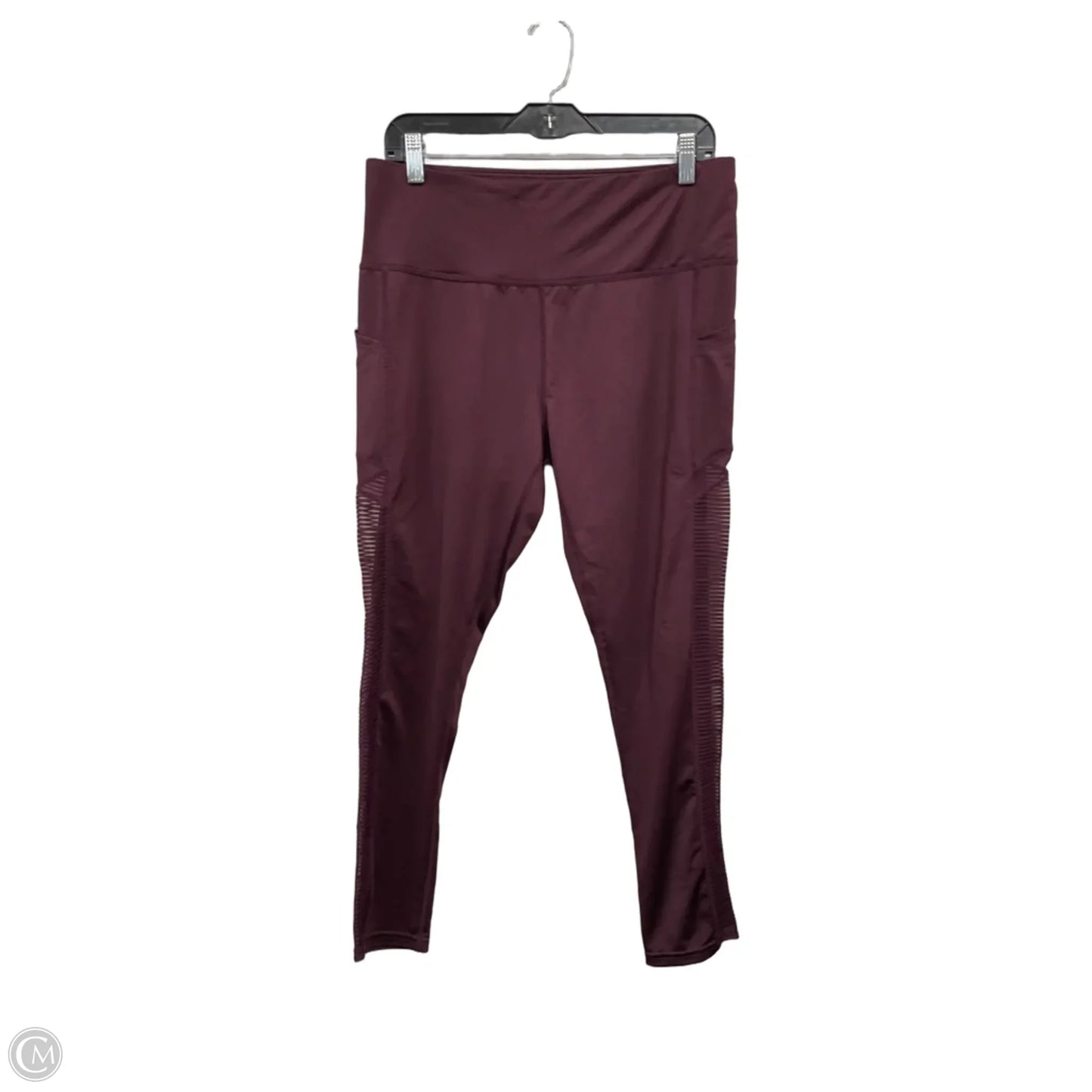 Athletic Leggings By Clothes Mentor In Maroon, Size: Xl