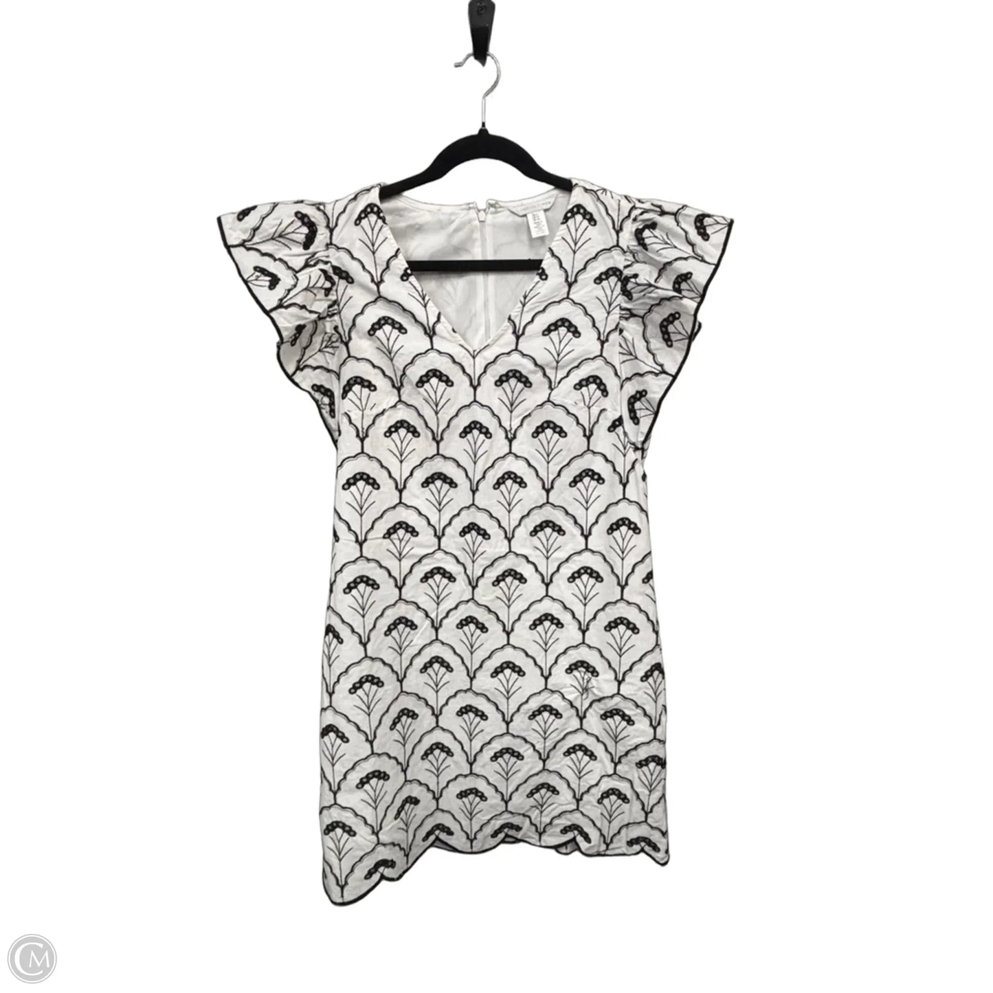 Dress Casual Short By London Times In Black & White, Size: 8