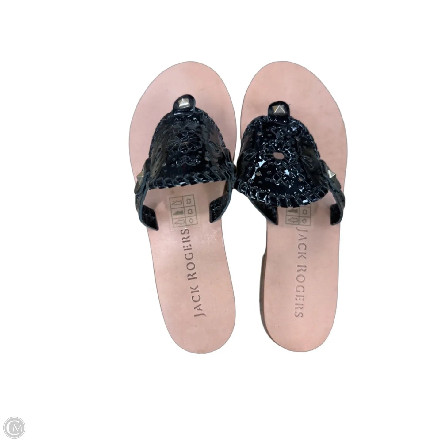 Sandals Flats By Jack Rogers In Black, Size: 6