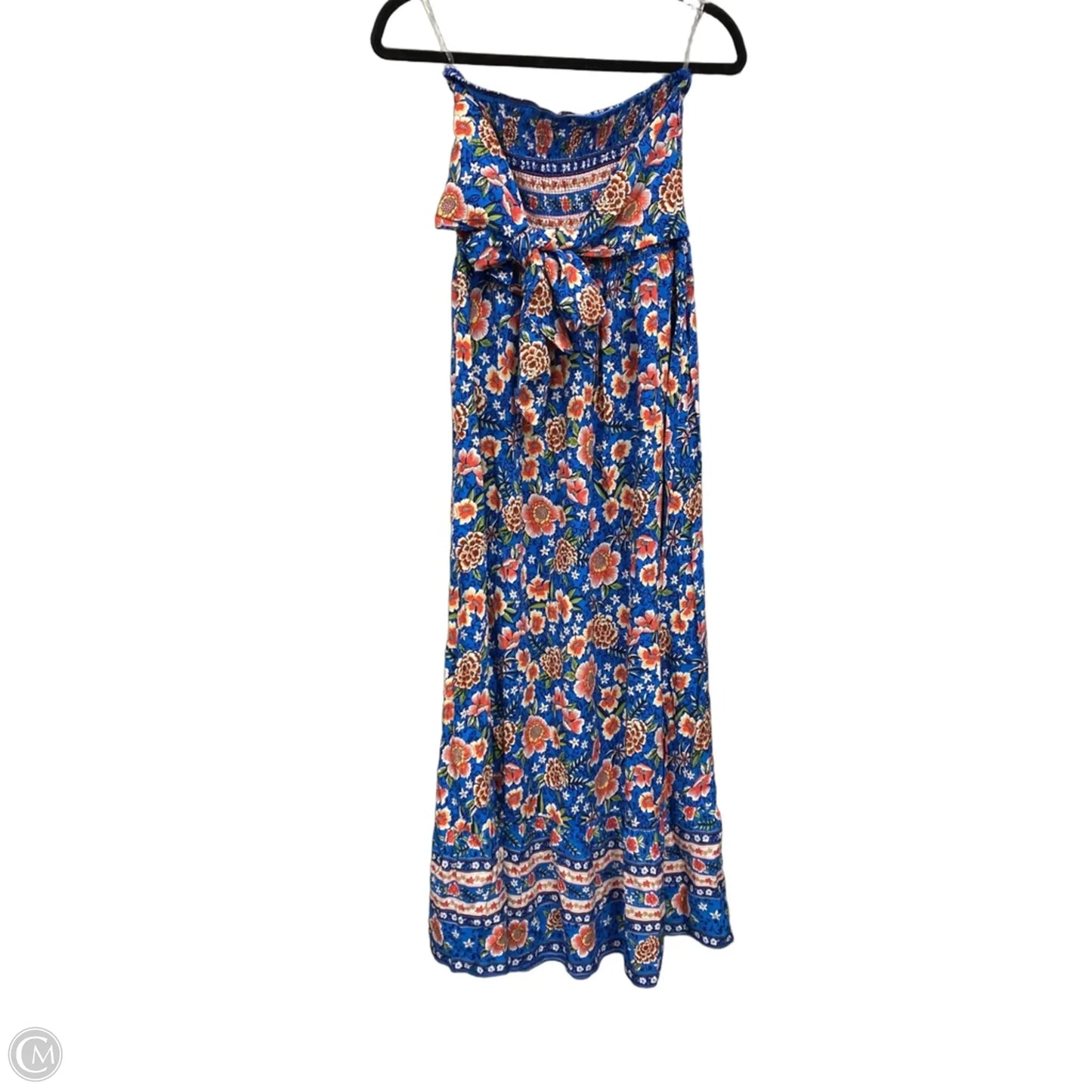 Dress Casual Maxi By Clothes Mentor In Blue & Pink, Size: M