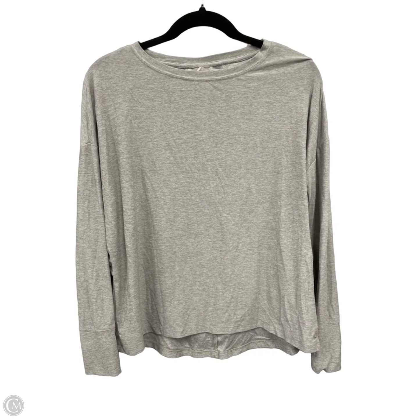 Athletic Top Long Sleeve Crewneck By Calia In Grey, Size: Xs